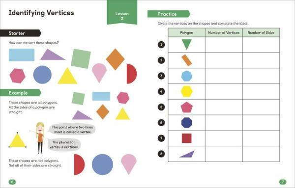 Math - No Problem! Geometry and Shape, Grade 1 Ages 6-7