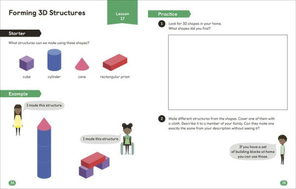 Math - No Problem! Geometry and Shape, Grade 1 Ages 6-7