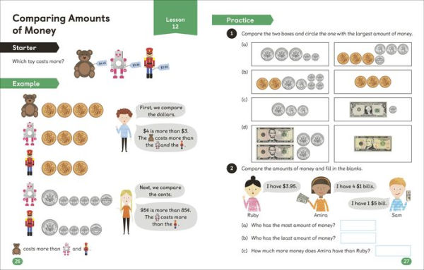 Math - No Problem! Extra Challenges, Grade 1 Ages 6-7