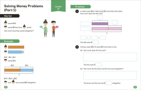 Math - No Problem! Extra Challenges, Grade 1 Ages 6-7