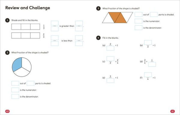 Math - No Problem! Fractions, Grade 2 Ages 7-8