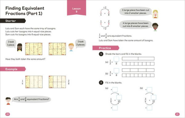 Math - No Problem! Fractions, Grade 3 Ages 8-9