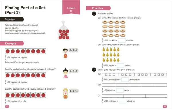 Math - No Problem! Fractions, Grade 3 Ages 8-9