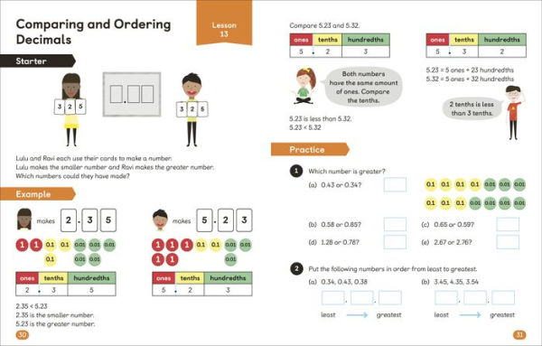 Math - No Problem! Fractions and Decimals, Grade 4 Ages 9-10