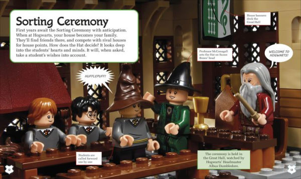 LEGO Harry Potter A Spellbinding Guide to Hogwarts Houses: With Exclusive Percy Weasley Minifigure