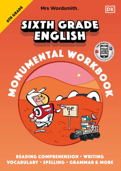 Mrs Wordsmith 6th Grade English Monumental Workbook: + 3 Months of Word Tag Video Game