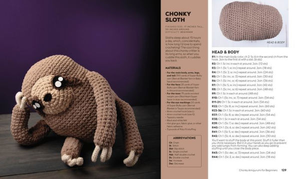 Chonky Amigurumi: How to Crochet Amazing Critters & Creatures with Chunky Yarn