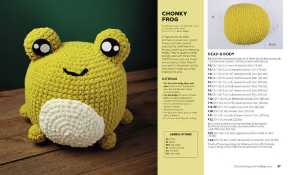 Chonky Amigurumi: How to Crochet Amazing Critters & Creatures with Chunky Yarn