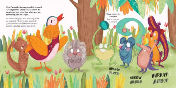 Speak Out, Leonard!: Bilingual edition English-Spanish