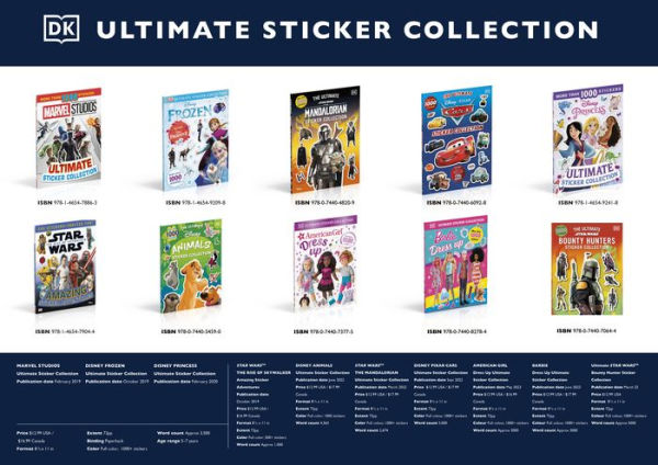 Star Wars Bounty Hunters Ultimate Sticker Collection