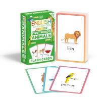 Free downloads of audio books English for Everyone Junior First Words Animals Flash Cards English version 9780744077407 iBook by DK, DK