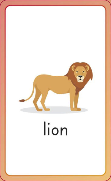 English for Everyone Junior First Words Animals Flash Cards