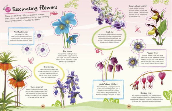 Ultimate Sticker Book Garden Flowers: New Edition with More than 250 Stickers