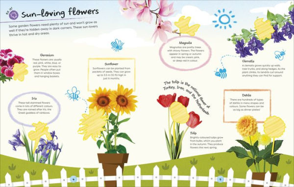 Ultimate Sticker Book Garden Flowers: New Edition with More than 250 Stickers