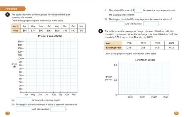 Math - No Problem! Data and Measurement, Grade 4 Ages 9-10