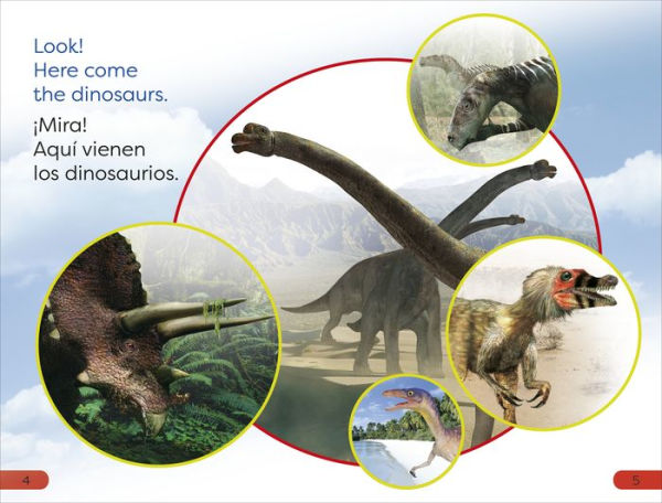 DK Super Readers Pre-Level Bilingual Meet the Dinosaurs - Conoce los dinosaurios