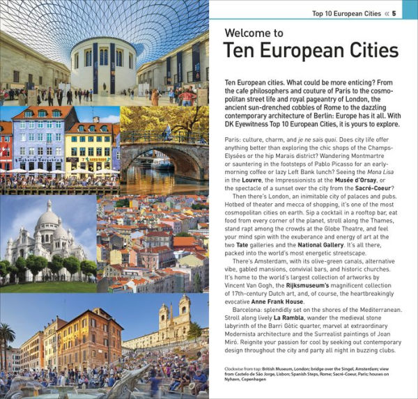 DK Eyewitness Top 10 European Cities