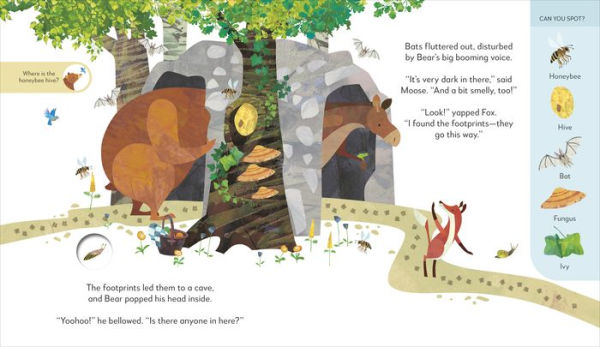 Jonny Lambert's Bear and Bird: Find a Footprint: A Woodland Search and Find Adventure