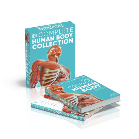 The Complete Human Body Collection: 2-Book Box Set - Human Body Reference Guide and Anatomy Coloring Book