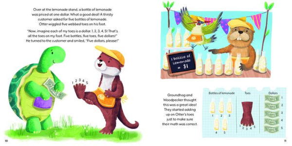 Owl and Otter the Big Yard Sale: Join Fun, Learn About Addition Counting Money!