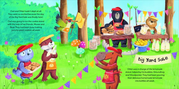 Owl and Otter the Big Yard Sale: Join Fun, Learn About Addition Counting Money!