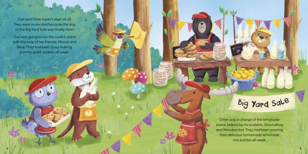 Owl and Otter the Big Yard Sale: Join Fun, Learn About Addition Counting Money!