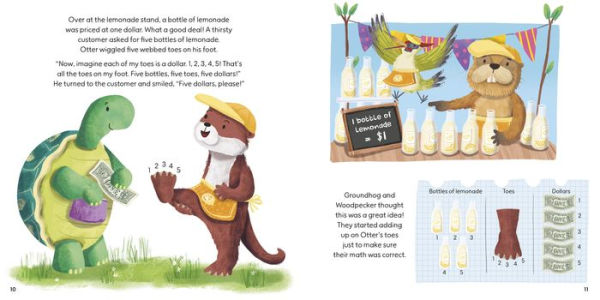 Owl and Otter the Big Yard Sale: Join Fun, Learn About Addition Counting Money!