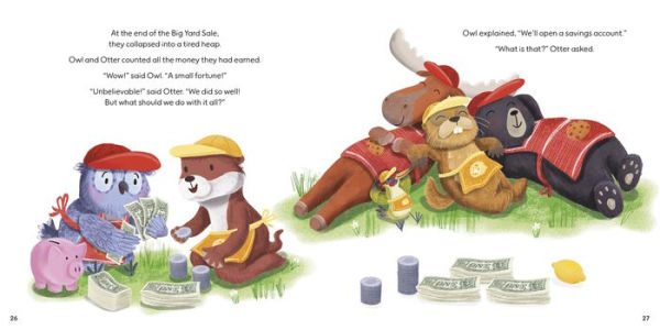 Owl and Otter the Big Yard Sale: Join Fun, Learn About Addition Counting Money!