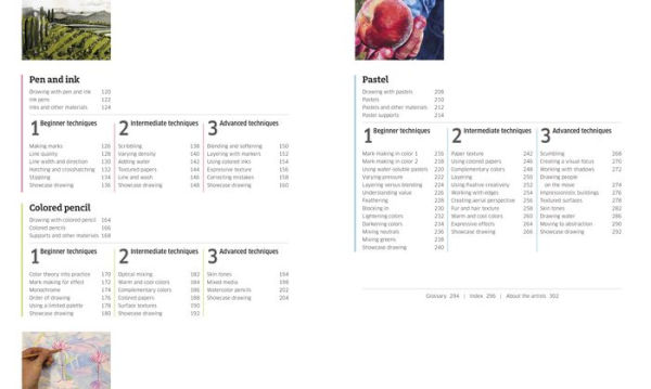 Artist's Drawing Techniques: Discover How to Draw Landscapes, People, Still Lifes and More, in Pencil, Charcoal, Ink, and Pastel