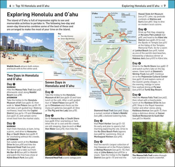 DK Eyewitness Top 10 Honolulu and O'ahu