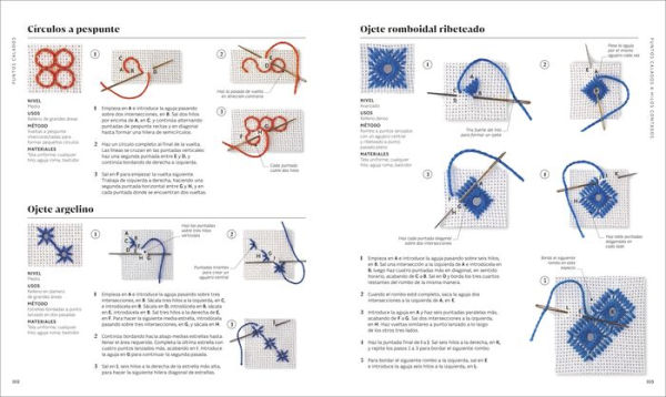 Bordado paso a paso (Embroidery Stitches Step-by-Step)