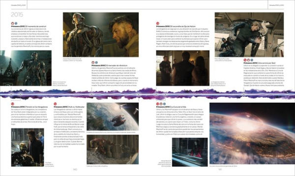 El universo cinematográfico de Marvel Cronología oficial (The Marvel Cinematic Universe An Official Timeline): Cronología oficial