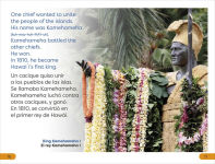 Alternative view 4 of DK Super Readers Level 1 Bilingual History of Hawai'i - La historia de Hawái