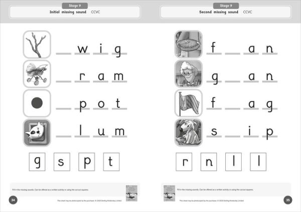 Phonic Books Dandelion Launchers Reading and Writing Activities Extras Stages 8-15 Lost (Blending 4 and 5 Sound Words, Two Letter Spellings ch, th, sh, ck,: Photocopiable Activities Accompanying Dandelion Launchers Extras Stages 8-15 Lost