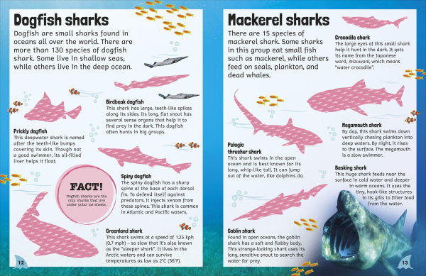 Sticker Encyclopedia Sharks: More Than 600 Stickers