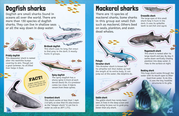 Sticker Encyclopedia Sharks: More Than 600 Stickers