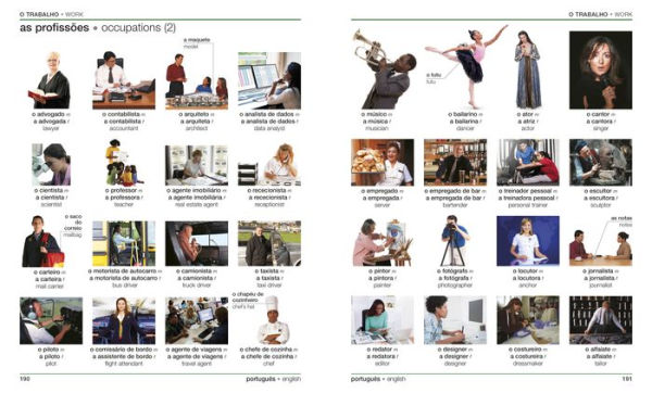 Portuguese - English Bilingual Visual Dictionary