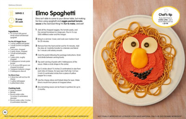 Sesame Street Let's Cook Together: With 40 Fun, Healthy Recipes