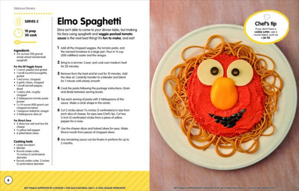 Sesame Street Let's Cook Together: With 40 Fun, Healthy Recipes