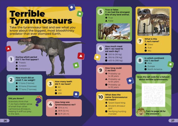 Kahoot! Quiz Time Dinosaurs: Test Yourself Challenge Your Friends