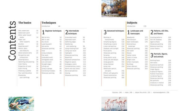 Artist's Watercolor Techniques: Discover How to Paint Landscapes, People and Still Lifes, and Develop Your Own Style