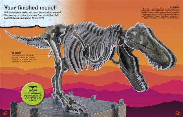 Make Your Own T. Rex: Easy to Build - No Glue, No Mess!