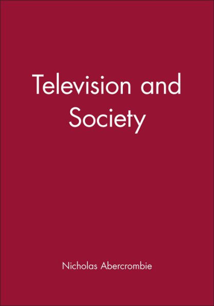 Television and Society / Edition 1