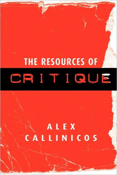 The Resources of Critique / Edition 1