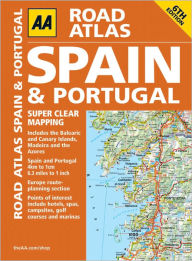 Title: AA Road Atlas Spain & Portugal, Author: AA Publishing