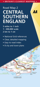 Title: Central Southern England Road Map: Central Southern England 2., Author: AA Publishing