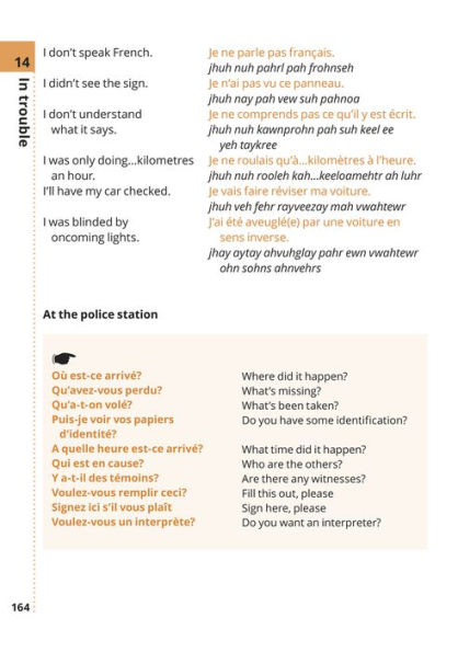 AA Phrasebook French