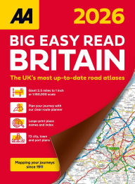 Ebook german download AA Big Easy Read Atlas Britain 2026 Paperback