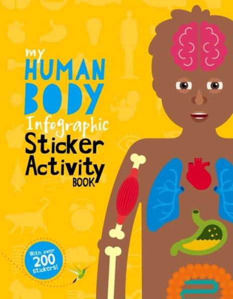 My Human Body Infographic Sticker Activity Book