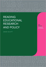 Title: Reading Educational Research and Policy, Author: David Scott